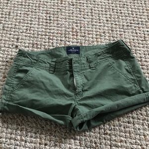 Army green khaki shorts